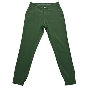 Primo Men's Golf Jogger Pants Size 30 Regular Green Performance Ankle Zip